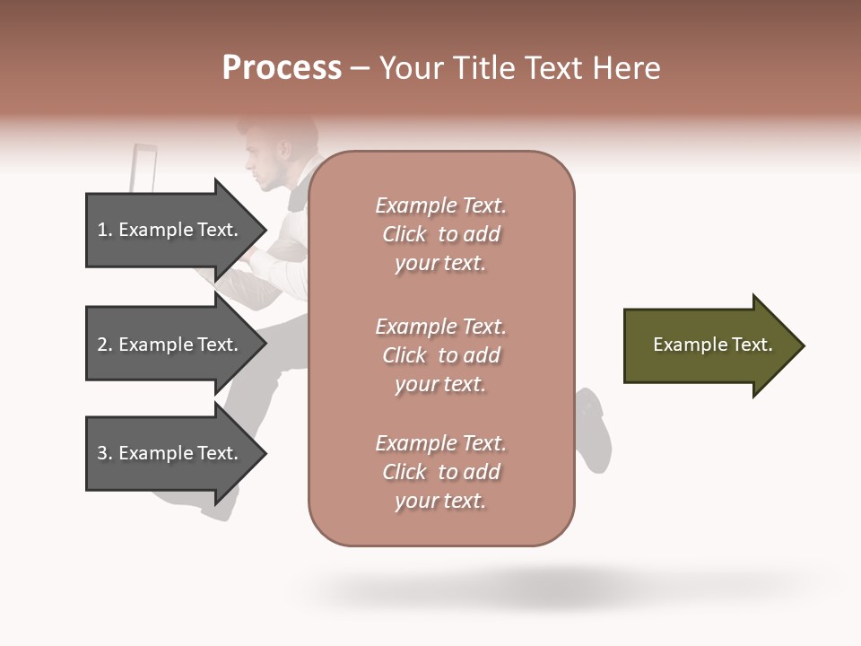 Run Start Laptop PowerPoint Template
