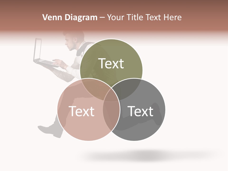 Run Start Laptop PowerPoint Template