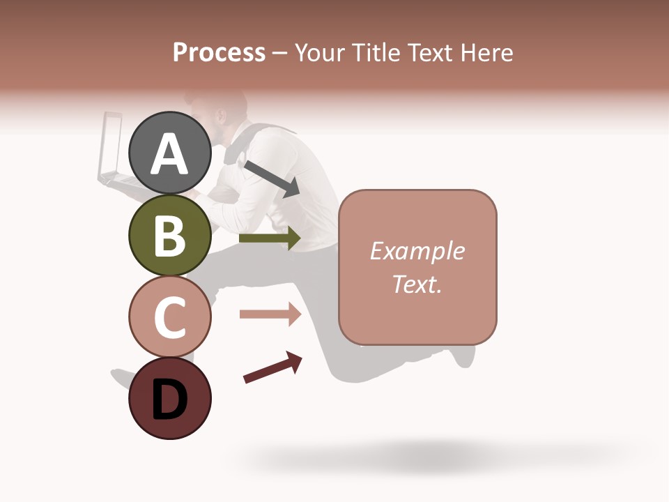 Run Start Laptop PowerPoint Template