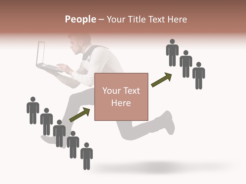 Run Start Laptop PowerPoint Template