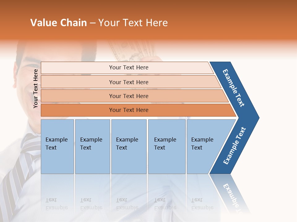 Financial Cash Worker PowerPoint Template