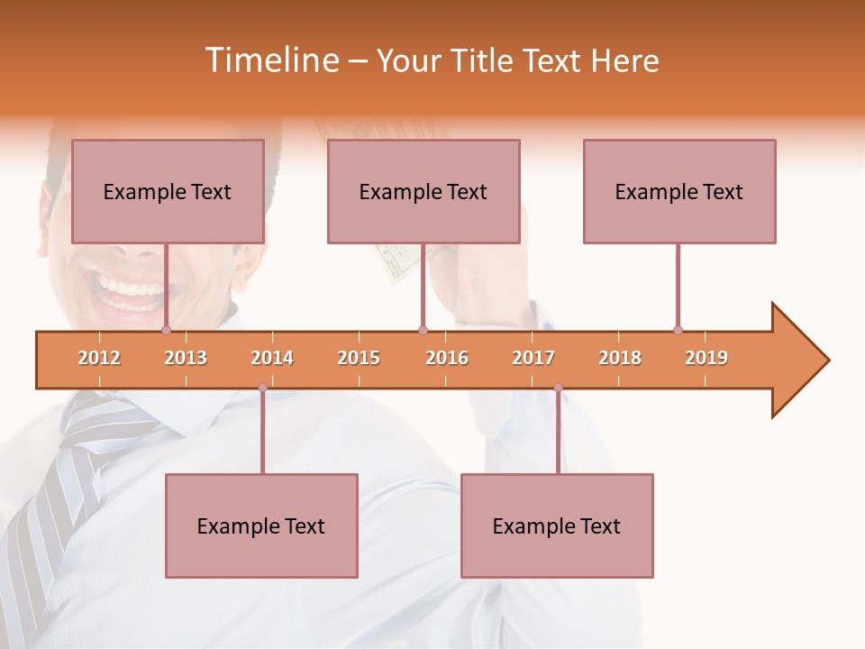 Financial Cash Worker PowerPoint Template
