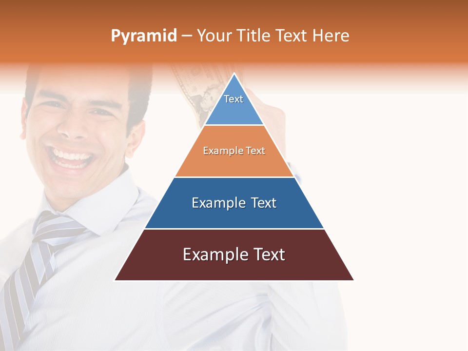 Financial Cash Worker PowerPoint Template