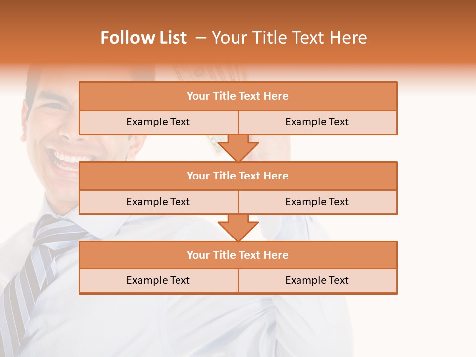 Financial Cash Worker PowerPoint Template