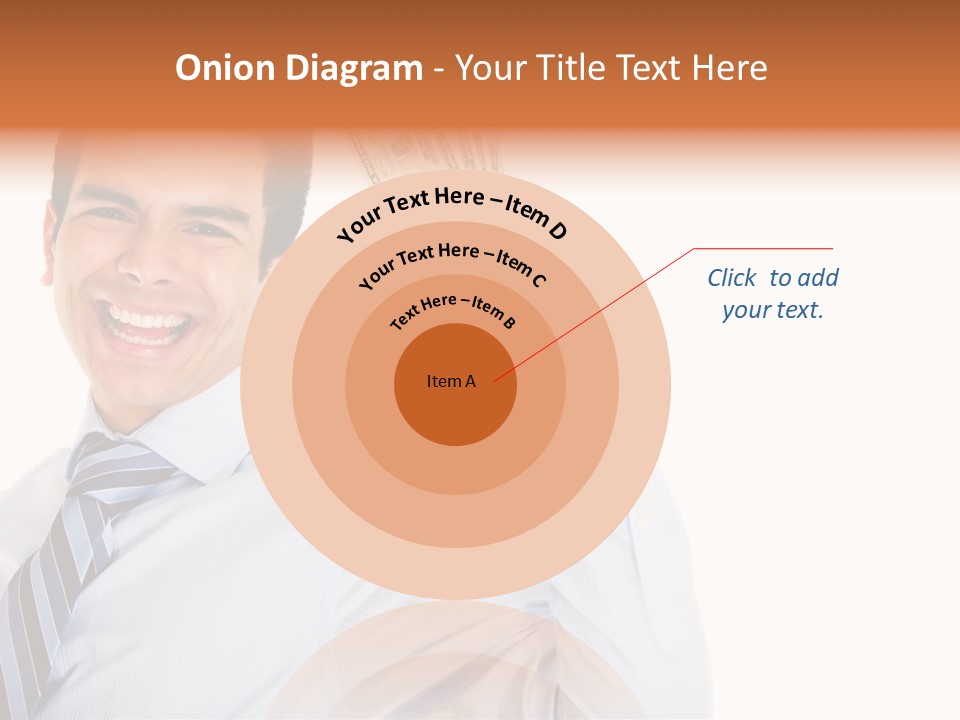 Financial Cash Worker PowerPoint Template