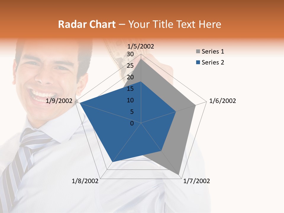 Financial Cash Worker PowerPoint Template