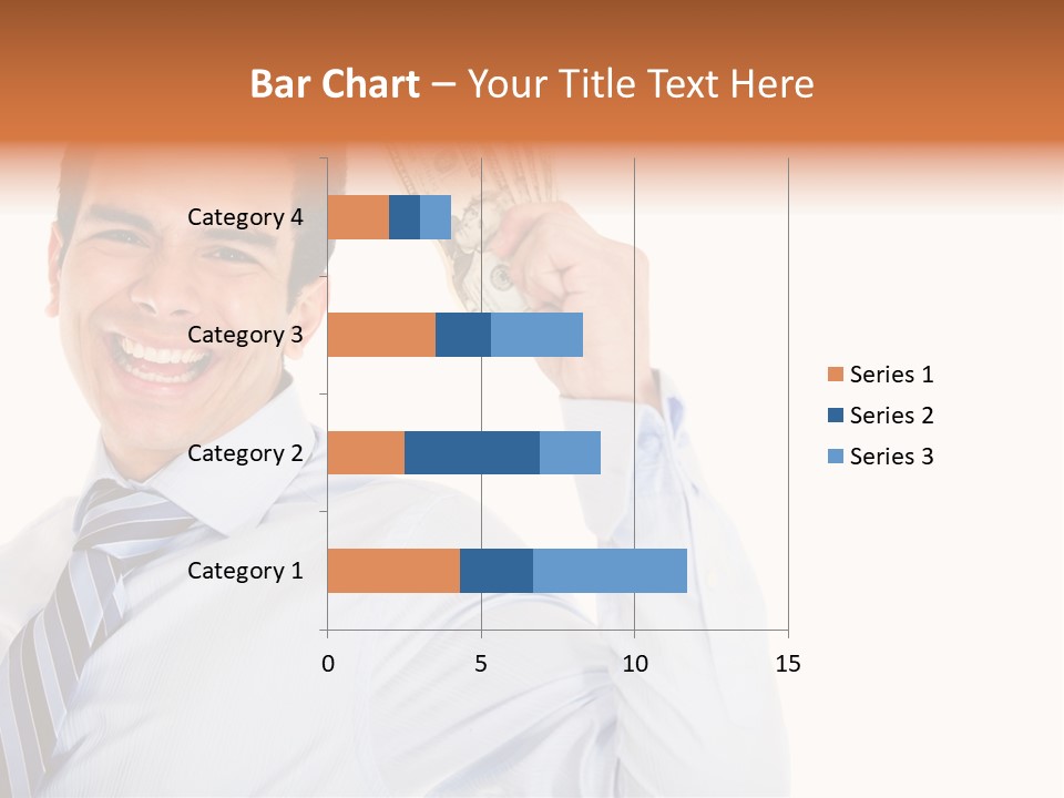 Financial Cash Worker PowerPoint Template