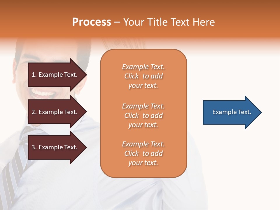 Financial Cash Worker PowerPoint Template
