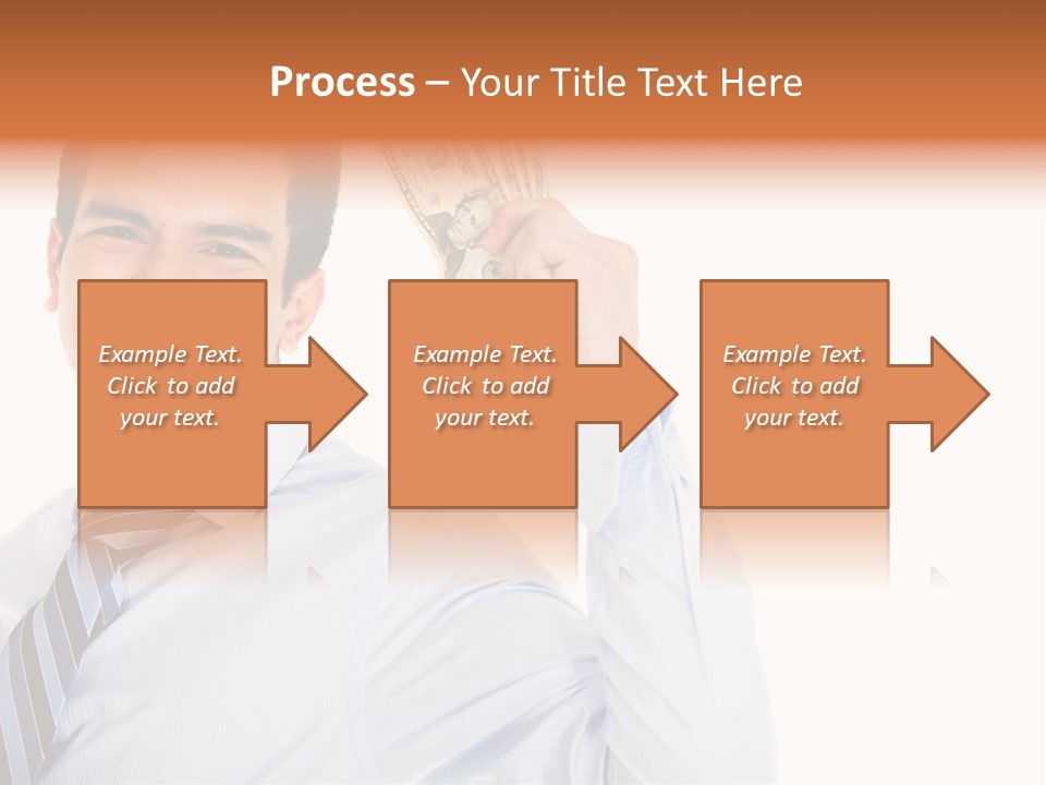 Financial Cash Worker PowerPoint Template