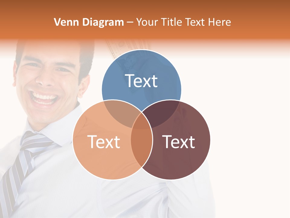 Financial Cash Worker PowerPoint Template