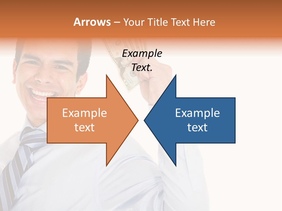 Financial Cash Worker PowerPoint Template