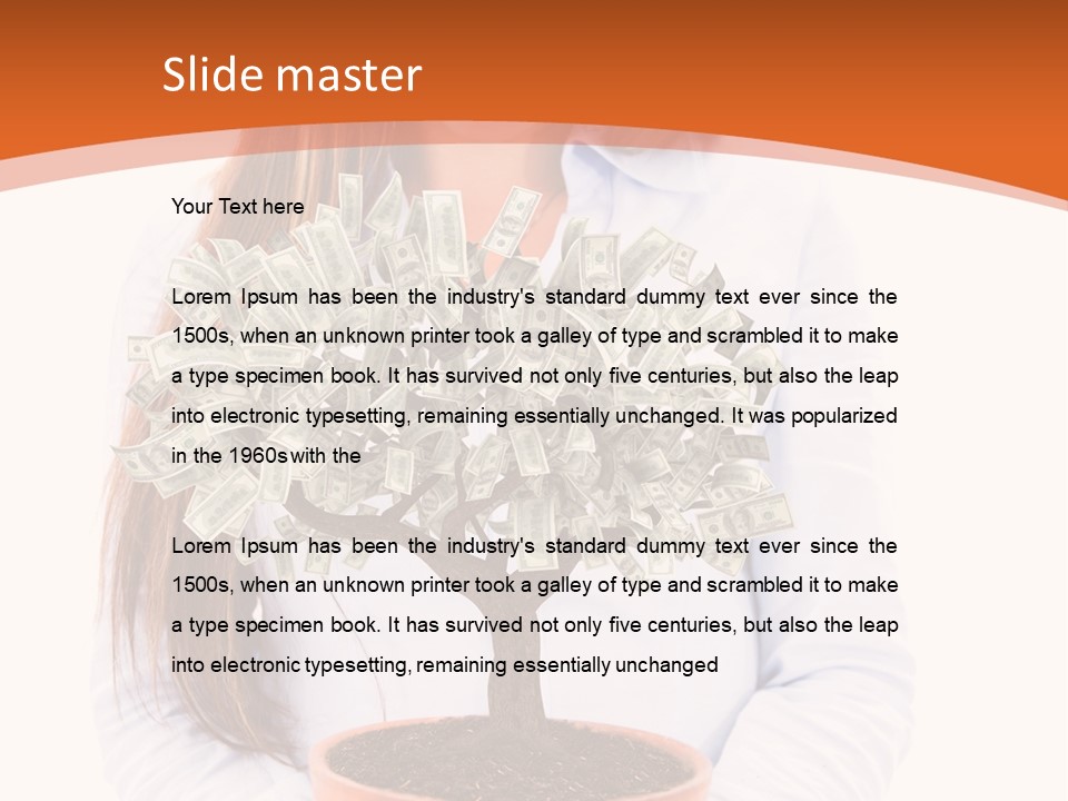 Bush Isolated Nurturing PowerPoint Template