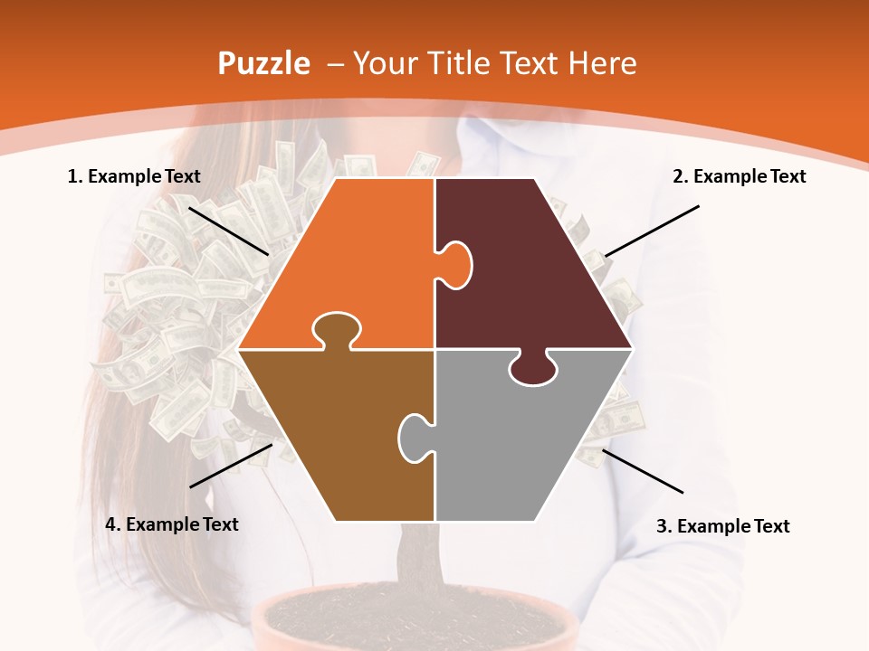 Bush Isolated Nurturing PowerPoint Template