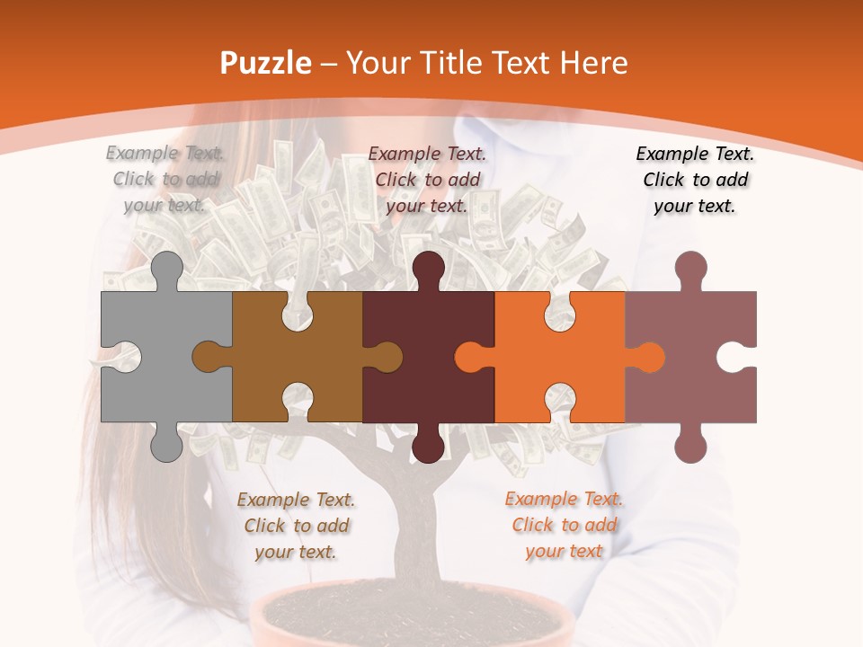 Bush Isolated Nurturing PowerPoint Template