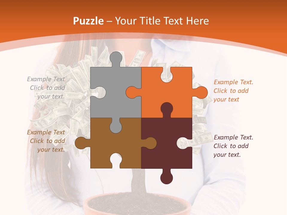 Bush Isolated Nurturing PowerPoint Template