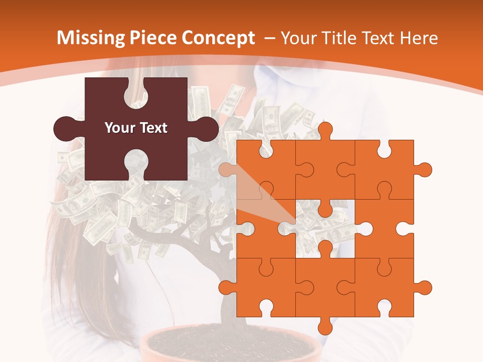 Bush Isolated Nurturing PowerPoint Template