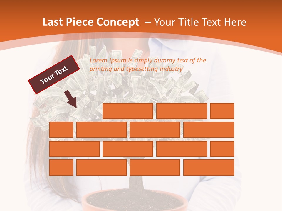 Bush Isolated Nurturing PowerPoint Template