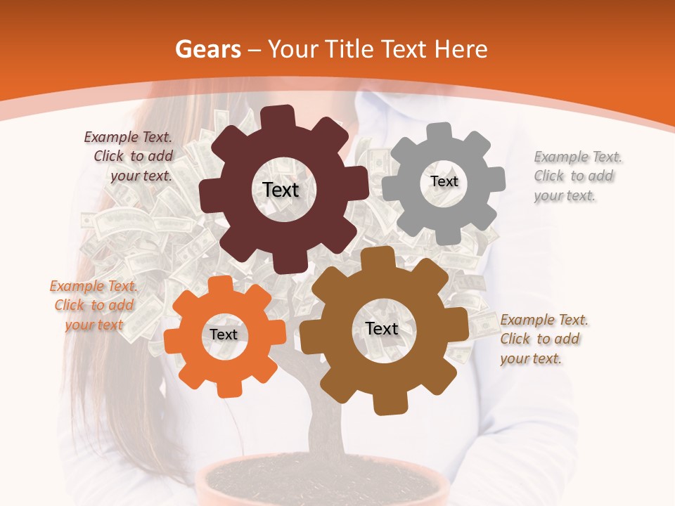 Bush Isolated Nurturing PowerPoint Template