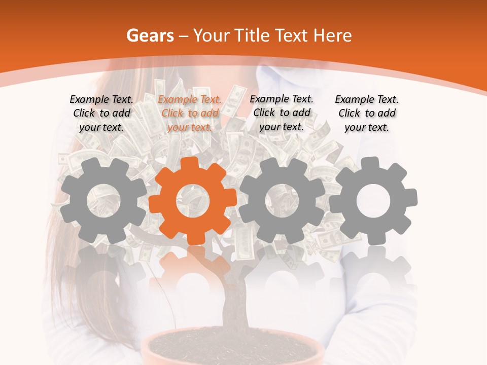 Bush Isolated Nurturing PowerPoint Template