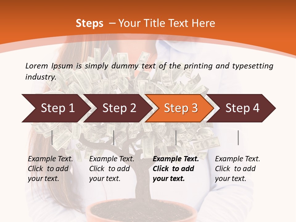 Bush Isolated Nurturing PowerPoint Template
