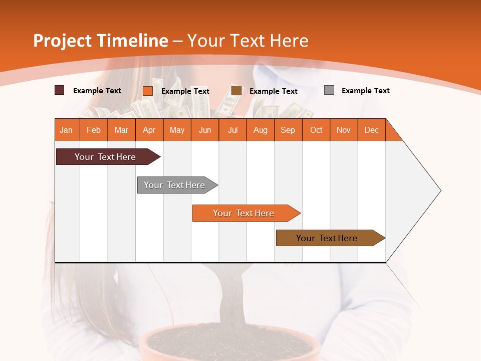Bush Isolated Nurturing PowerPoint Template