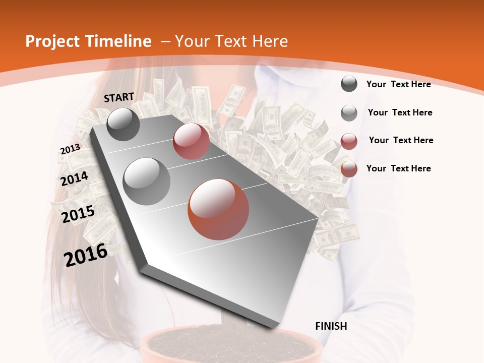Bush Isolated Nurturing PowerPoint Template
