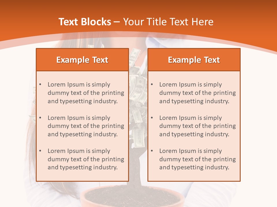 Bush Isolated Nurturing PowerPoint Template
