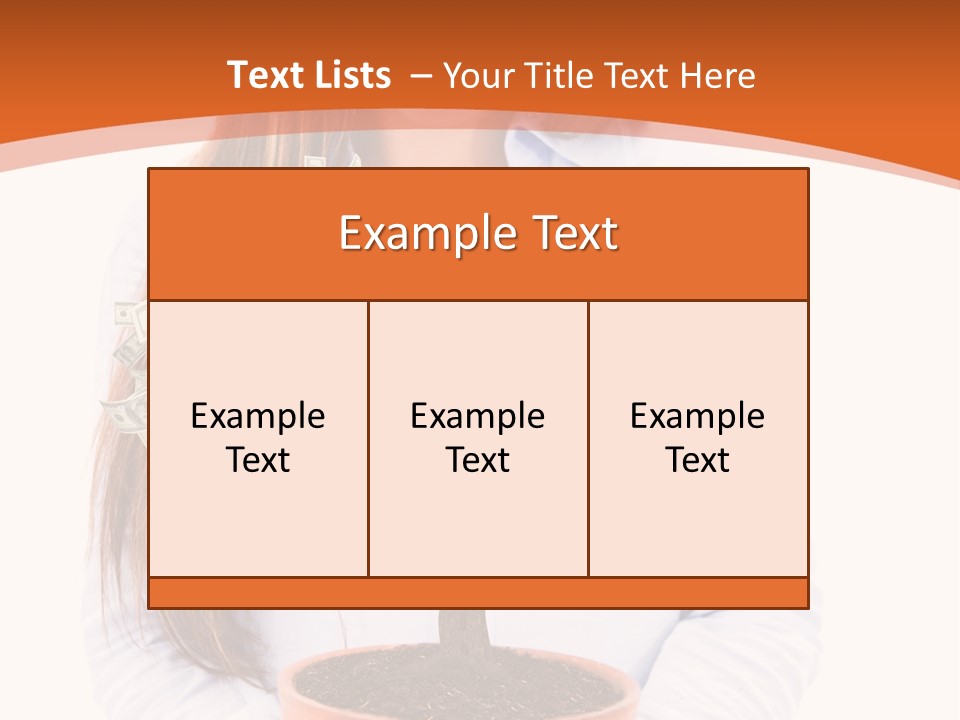 Bush Isolated Nurturing PowerPoint Template