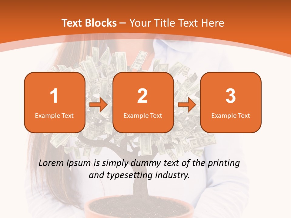 Bush Isolated Nurturing PowerPoint Template