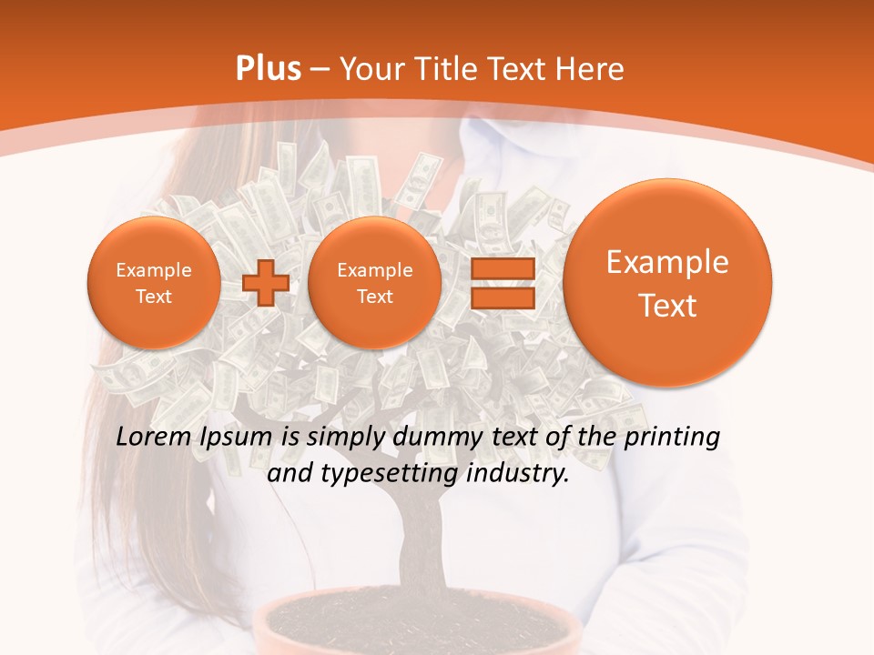 Bush Isolated Nurturing PowerPoint Template