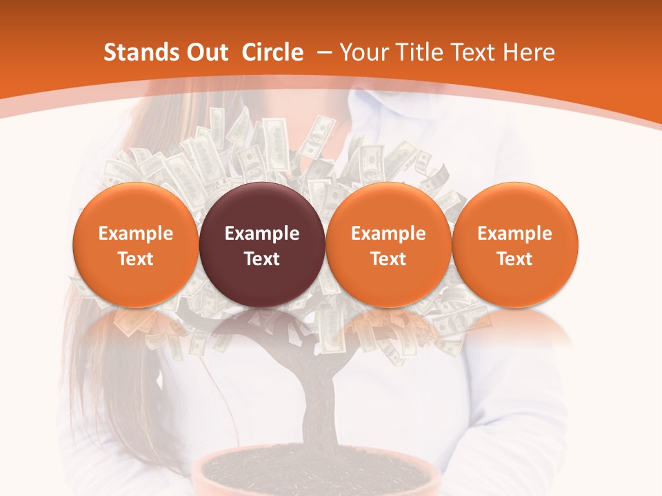 Bush Isolated Nurturing PowerPoint Template