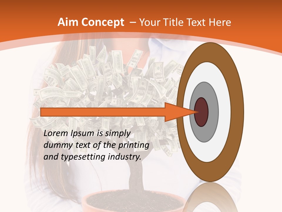 Bush Isolated Nurturing PowerPoint Template