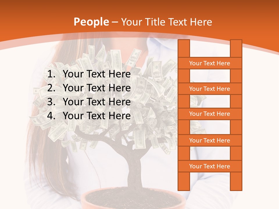 Bush Isolated Nurturing PowerPoint Template
