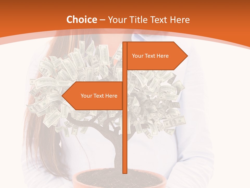Bush Isolated Nurturing PowerPoint Template