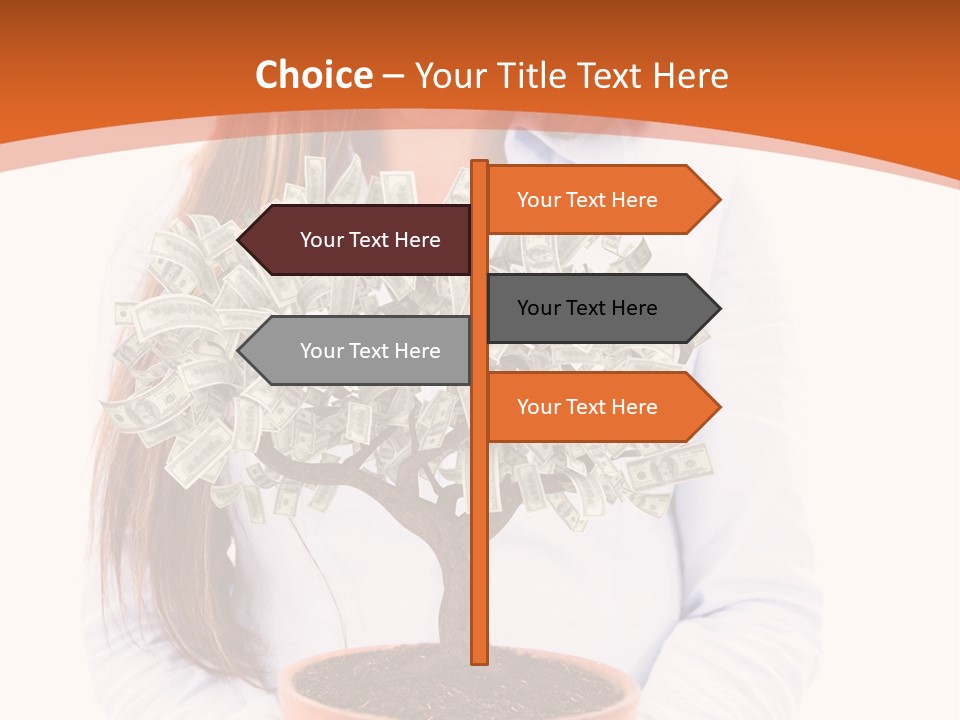 Bush Isolated Nurturing PowerPoint Template