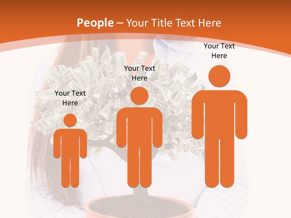 Bush Isolated Nurturing PowerPoint Template