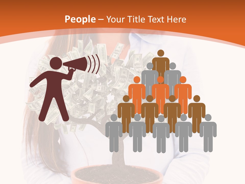 Bush Isolated Nurturing PowerPoint Template