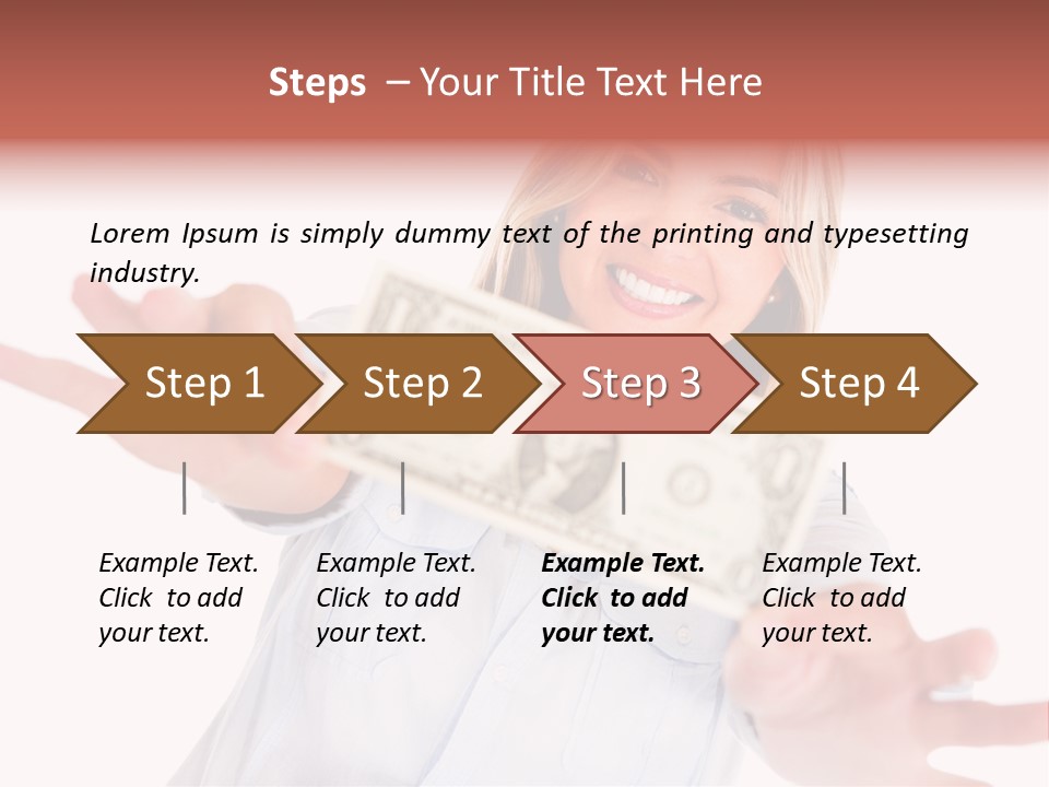 Woman Wealth Investment PowerPoint Template