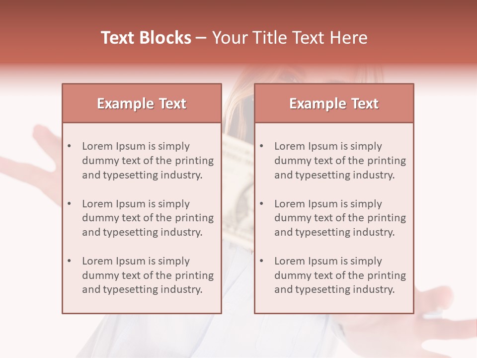 Woman Wealth Investment PowerPoint Template