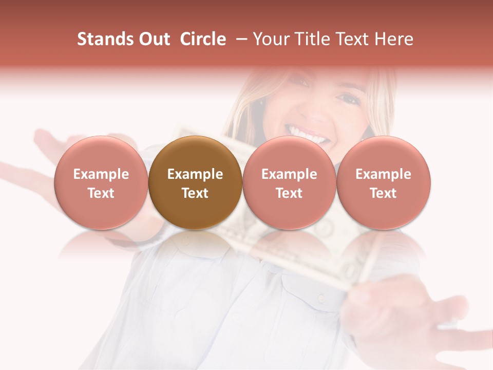 Woman Wealth Investment PowerPoint Template