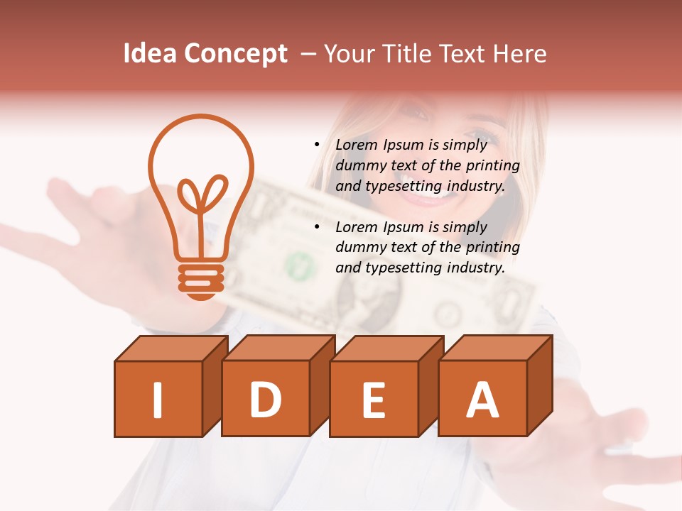 Woman Wealth Investment PowerPoint Template