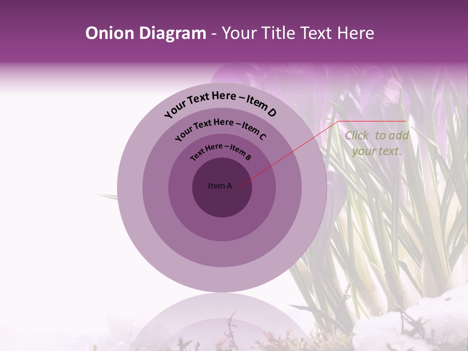 Springtime Petal White PowerPoint Template