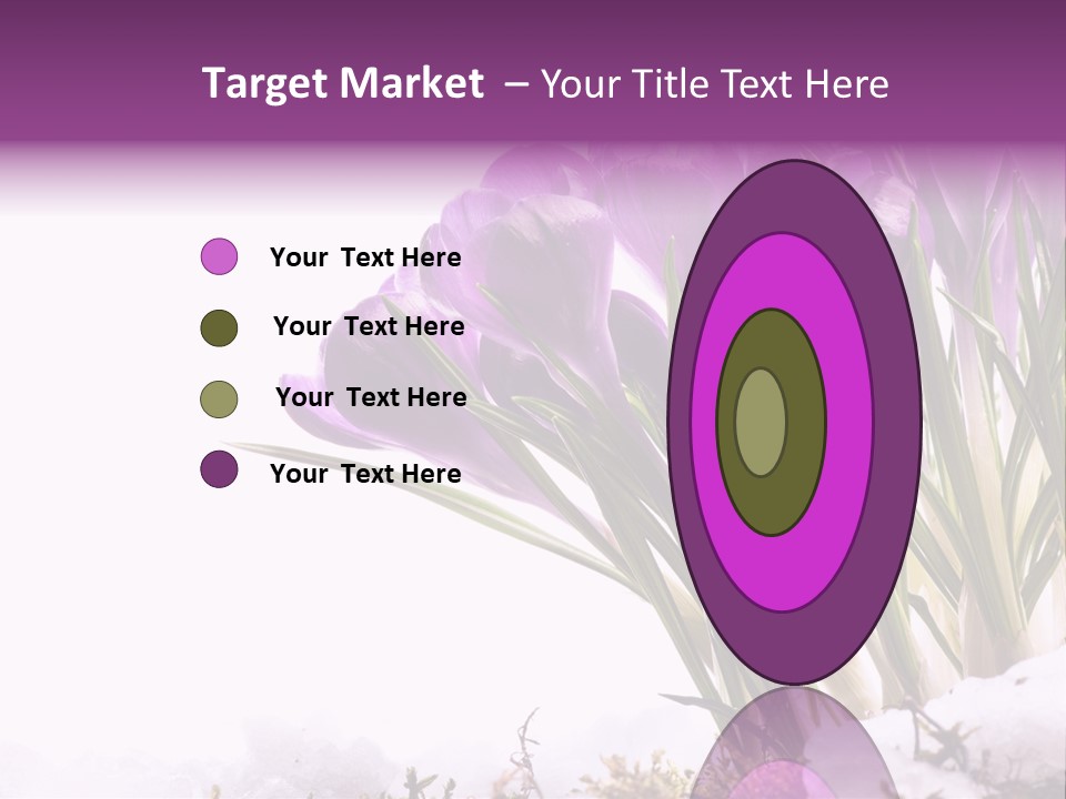 Springtime Petal White PowerPoint Template
