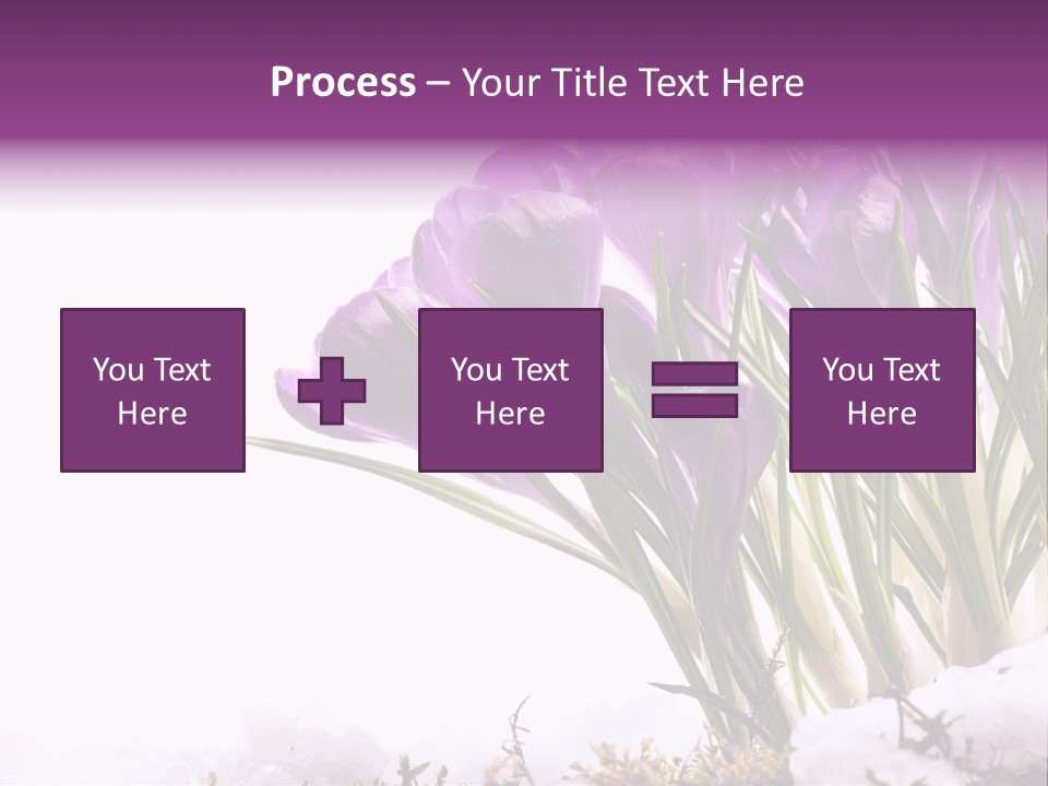 Springtime Petal White PowerPoint Template
