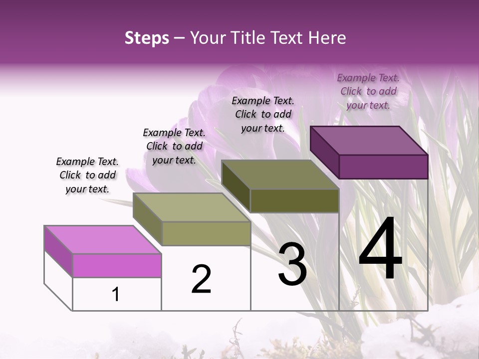 Springtime Petal White PowerPoint Template