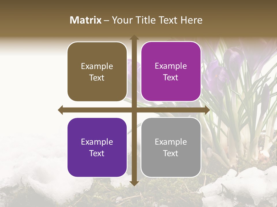 Melting Space Meadow PowerPoint Template