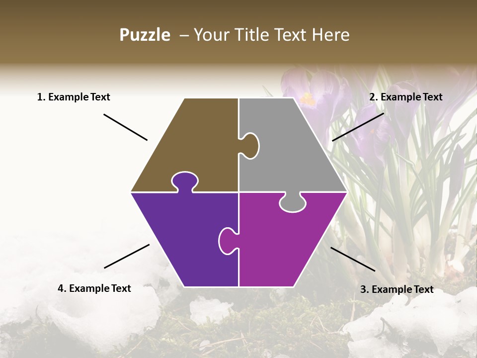 Melting Space Meadow PowerPoint Template
