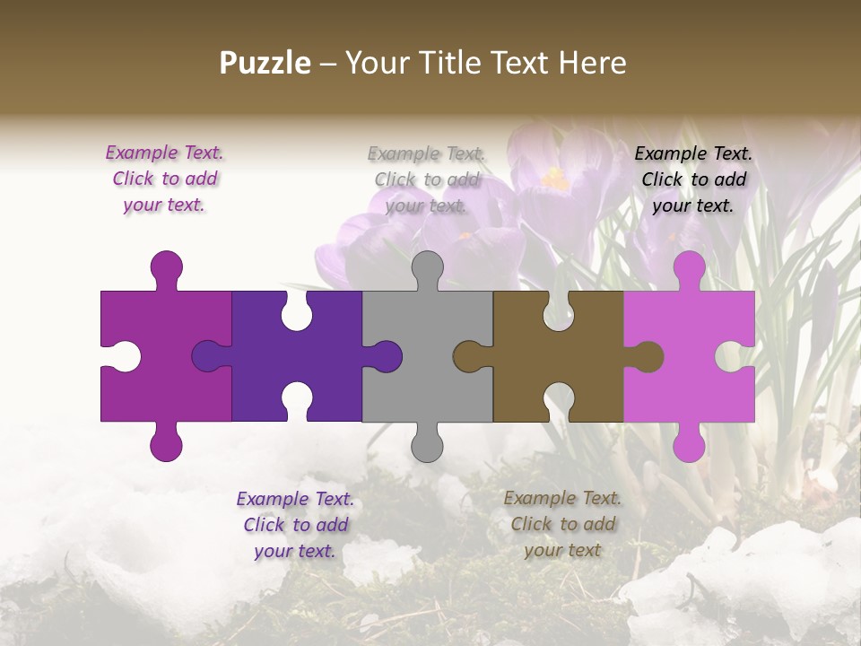 Melting Space Meadow PowerPoint Template