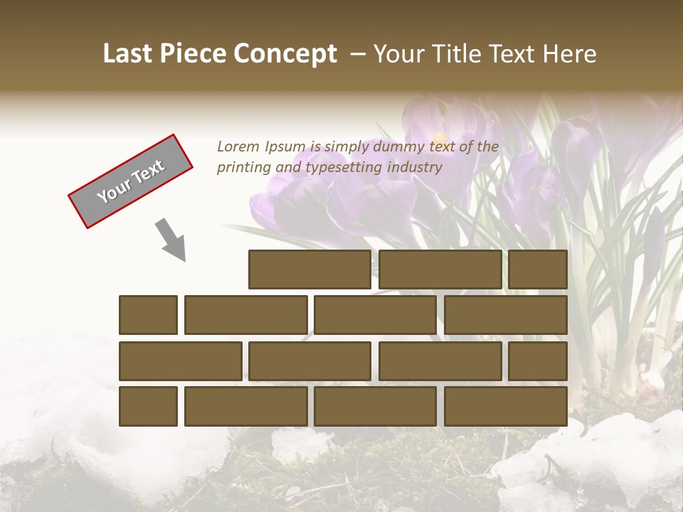 Melting Space Meadow PowerPoint Template