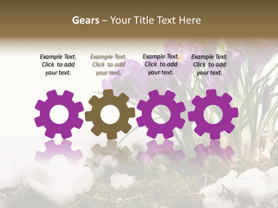 Melting Space Meadow PowerPoint Template